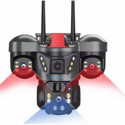 Cybernautt K10Z-B 12MP Tripple Lens Full HD PTZ Battery Operated 4G Sim Camera-image-40