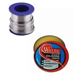Techdelivers 50g 60/40 Tin Lead Roll For Soldering Solder Wire Reel with Solder Flux-Paste Kit-picture-20