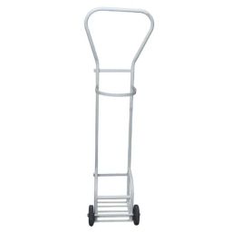 Complete Care 72x15x15cm Steel Powder Coated Oxygen Jumbo Cylinder Trolley, CCH-192 (A)-66