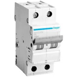 Hager 10A Double Pole B Curve h3 MCB, NBN210N, Breaking Capacity: 10 kA-picture-7