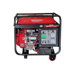 Himalayan Power GE-7500PS/HP-9500E 7 kVA Portable Recoil &a; Self Start Petrol Portable Generator with Battery-2