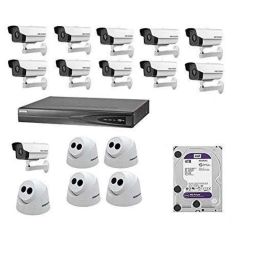 Hikvision 2MP 16 Channel Nvr Hd Camera Combo Kit with 5 Dome &a; 11 Bullet Camera-38