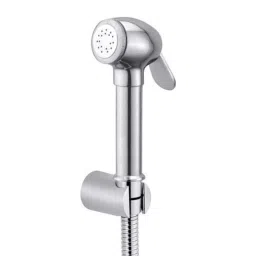Joyway Dolphin Brass Chrome Finish Silver Health Faucet with 1m Flexible Tube &a; Wall Hook-picture-35