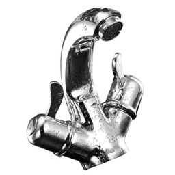 Mysis M-MC-12 Magic Brass Chrome Finish Center Hole Basin Mixer-picture-40