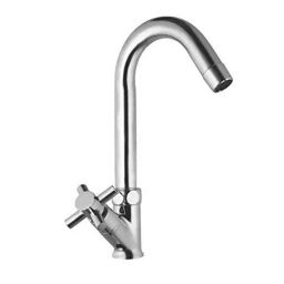 IRIS Brass Chrome Plated Foam Swan Neck for Kitchen &a; Basin-picture-10