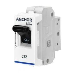 Anchor Penta Modular 6A Single Pole C Curve White UNO Mini Modular MCB, 65980 (Pack of 12)-picture-36