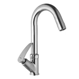 ZAP 24x2 inch Brass Arrow Swan Neck Tap for Kitchen &a; Bathroom-image-16