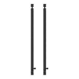 Atom 24 inch Aluminium Black Finish Heavy Duty Joint-Less Tower Bolt, TB002-24 inch-BLK-102 (Pack of 2)-image-91