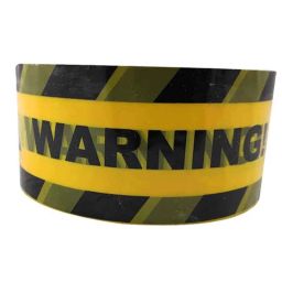Sun Signs 2 inch 60m BOPP Yellow &a; Black Warning Message Self Adhesive Safety Printed Tape, AO0003 (Pack of 2)-image-69