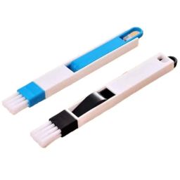 DeoDap 2-in-1 Plastic Multifunction Window Slot Keyboard Wardrobe Dust Removal Cleaning Brush (Pack of 20)-image-33
