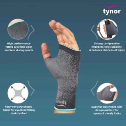 Tynor Small Urbane Wrist Support, E170GAA image 3