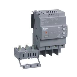 Hager Adjustable Tripping Add on Block for 125A 3 Pole X160 MCCB, HBA125H-19
