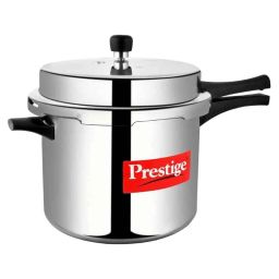 Prestige Popular 10 Litre Silver Aluminium Pressure Cooker with Outer Lid, PPAPC10-picture-49