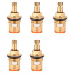 Spazio 1/2 inch Brass Quarter Turn Ceramic Disc Cartridge for Tap (Pack of 5)-picture-31