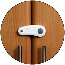 Safe-O-Kid 9.3cm Grey Child Safety Cabinet Lock, SOK9LOC6P042 (Pack of 16)-image-17