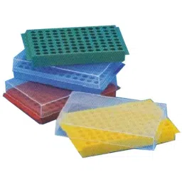 Tarsons 1.5 ml Polypropylene Reversible Rack with Cover, 241010-13