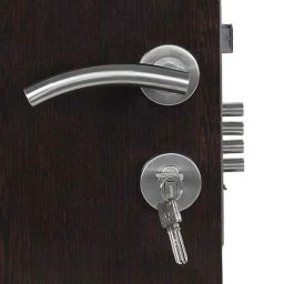 Homexpert Rose MG1102-R-BSK 60mm Stainless Steel Silver Both Side Key Mortise Door Lock Set-image-56