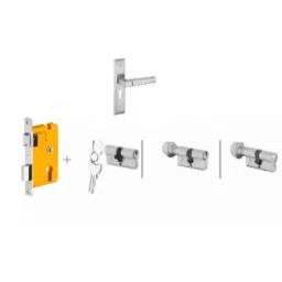 Dorset Cosmo HL CS 8 inch Stainless Steel Lock Set with KY Mortise Lever Lock (Pack of 2)-image-40