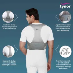 Tynor Posture Corrector, A33BBZ, Size: Medium image 3