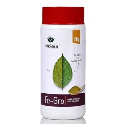 Utkarsh FeGro 1kg 12% EDTA Chelated 100% Water Soluble Foliar Spray Fertilizer-image-92