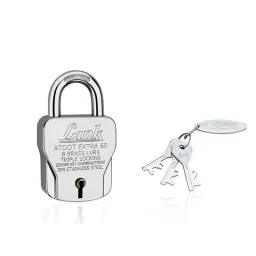 Link 60mm Stainless Steel Padlock with 3 Keys, ATOOT-EXTRA-60-SS-picture-20