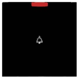 Anchor Tiona 6A 1 Way 2 Module Black Bell Push with Indicator, 86233B (Pack of 10)-picture-34