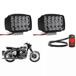 Cartronics 15 Led Fog Light with On/Off Switch for Royal Enfield Classic 350 Set Of 2 Pcs, CAR-MSGSJ9-picture-36