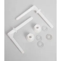 Elegant Casa L Type PVC White Hinges Clamp Spare Part Accessories for Western Toilet Seat Cover-image-25