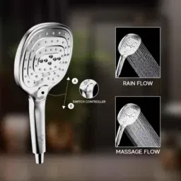 RN 12x27cm ABS Dual Flow Hand Shower Set, RNHS691315 image 3