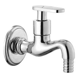 Mysis M-MO-03 Metro Brass Chrome Finish Nozzle Bib Cock with Wall Flange-image-42