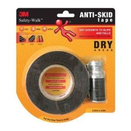 3M 2.5cmx3.6m Black Dry Anti Skid Tape-picture-17