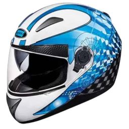 Studds Shifter D3 Decor Expanded Polystyrene White Full Face Full Face Helmet, Size: Large-picture-16