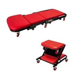 Hukums 40 inch 2-in-1 Foldable Car Creeper Cum Stool for Workshop, Mechanical &a; Automobile Industry, HFC21-29