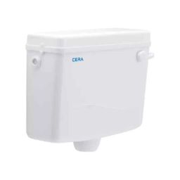 Cera Cabrina Polymer Snow White Wall Mount Polymer Cistern, B1010107-image-58