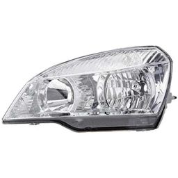 Uno Minda LHS White Lens Hard Coated Headlight with Wire for TATA Indigo CS, HL-55008AW-17