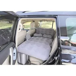 AllExtreme M1 Assorted Inflatable Car Bed Mattress Kit with Two Air Pillows &a; Car Air Pump for Baby Travel Air Inflation-16