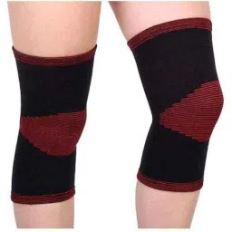 Kudize 2 Pcs Cotton Tubular Multicolour Knee Cap Support Set, Size: S-image-47
