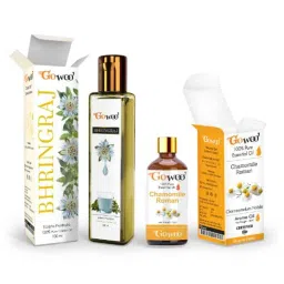 GoWoo 2 Pcs 10ml Natural Chamomile Roman Aroma Oil &a; 100ml Bhringraj Carrier Oil Set, GWOC331-P12+P170-picture-31