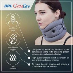BPL Foam Grey Soft Cervical Collar for Neck, Size: XL, BPL-03L image 2