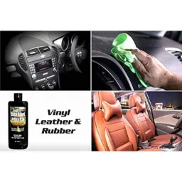 Kangaroo 200ml Car Polish, 200ml Dashboard Polish, 200ml Scratch Remover &a; 2 Pcs Foam Applicators Combo image 2