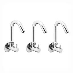 Fastgear Turbo Brass Chrome Finish Silver Sink Tap, FG1091 (Pack of 3)-image-95