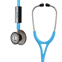 Lifeline Max III Stainless Steel Light Blue Dual Side Diaphragm Chest Piece Stethoscope with 2 Way Tube, STH002-LB-image-88