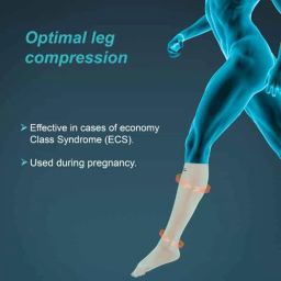 Tynor Compression Garment Leg Below Knee Closed Toe Support, I81DAI, Size: Extra Large (Wide) image 2