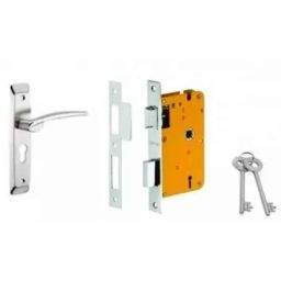 Dorset HL Series Letizia 8 inch Stainless Steel Patina Finish Door Handle Lock Set with KY Mortise Lever Lock (Pack of 4)-picture-42