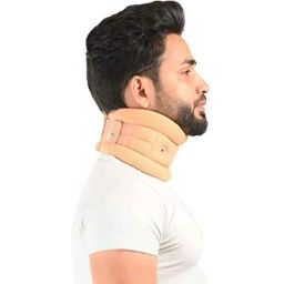 K Squarians Plastic Beige Neck Support Collar, 9003, Size: L image 2
