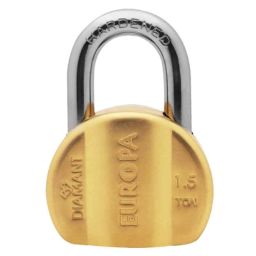 Europa 5 Pin Commercial Diamant Pad Lock with 3 Keys, L158 BM-37
