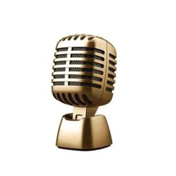 Viva City Mic-Man God Bless Gold Plastic Car Air Freshener Perfume-1