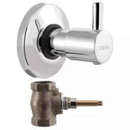 Cera Garnet Quarter Turn Wall Mount Flush Cock, F2002751 + F4060101 (Pack of 2)-picture-10