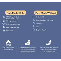 Stemffe 40 Pcs Advanced Extra Large All Night Cottony Soft Sanitary Pad Set with Wings, Size: XXL (Pack of 2) image 5