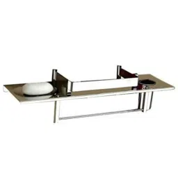 ZAP Delta Stainless Steel Multipurpose 4 In 1 Shelf with Detachable Towel Rod-image-83
